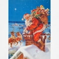 thumbnail image 3 of CafePress - Santa Up On The Rooftop Sweatshirt - Crew Neck Sweatshirt, 3 of 4