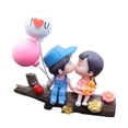 thumbnail image 3 of Decoraciones para el tablero del automóvil,Pareja Adornos lindos Adorno de globos Precioso,Decoraciones para el tablero del automóvil Parejas lindas de dibujos animados,Accesorios interiores, 3 of 8