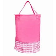 Mainstreet Prim & Preppy Collapsible Laundry Bin with Handles