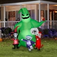 thumbnail image 2 of Gemmy Airblown Inflatable Oogie w/Creatures Scene Disney , 7 ft Tall, Multi, 2 of 3