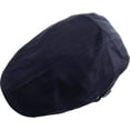 thumbnail image 5 of Solid Cotton Denim Gatsby Cap Mens Denim Hat Golf Driving Summer Cabbie Newsboy, 5 of 6