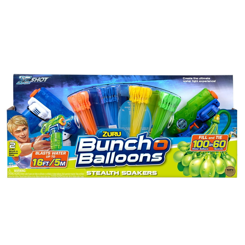 Bunch O Balloons Water Balloons 2 Stealth Soakers + 4 Promo Pack (5601