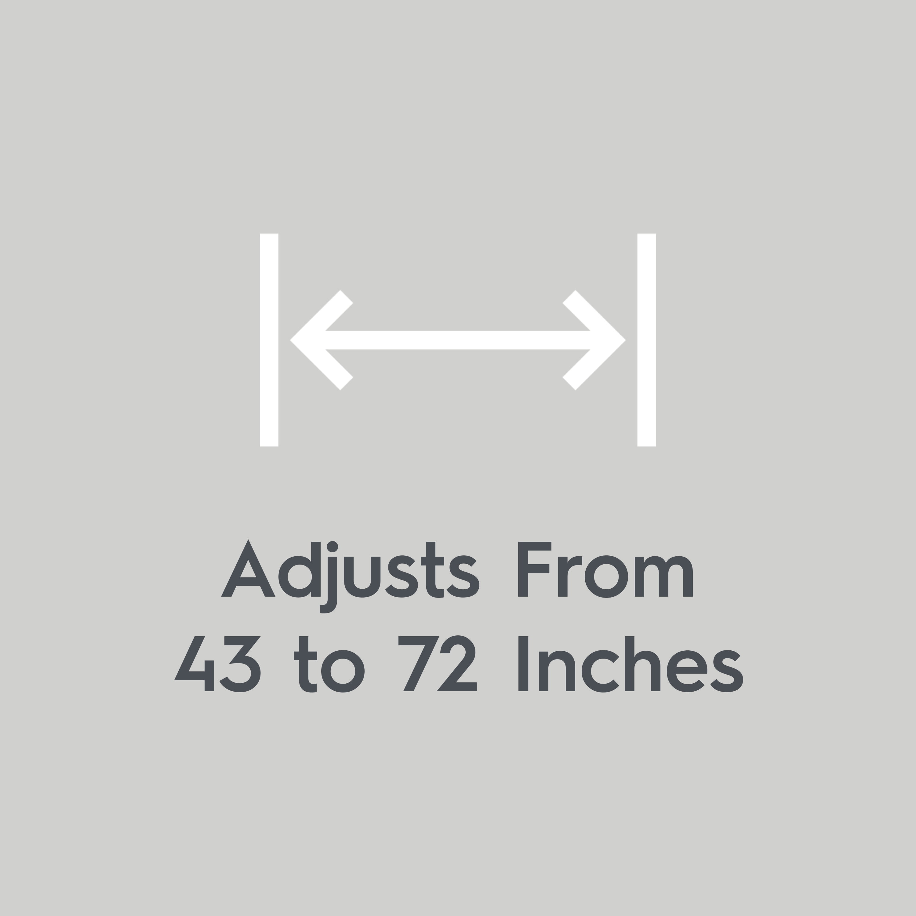 Better Homes & Gardens Rustproof 43” - 72” Modern Adjustable Tension Shower Curtain Rod, Nickel