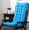 Sky Blue, variant on Summer Chaise Lounge Cushion for Rocking Chair, Rattan Chair, Sofa, and Floor - Thickened Cushion for Comfort