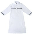 thumbnail image 2 of Zhuashum Onesies 7-8 Years Crew Robe National Teenage Long Sleeve Embroidered Arab Robe Set Comfortable Boy Clothes White, 2 of 6