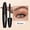 D, variant on Mascara, Volumizing Lengthening Lash Mascara with Smooth Brush, Long Wearing Smudge Resistant Makeup for Daily and Party Use, 10ml