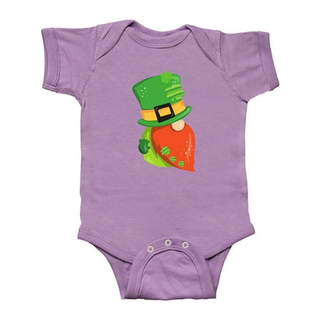 

Inktastic Saint Patrick s Day Gnome Gnome With Orange Beard Gift Baby Boy or Baby Girl Bodysuit