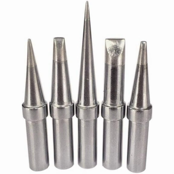 5pcs Practical Lead-Free Replacement Soldering Iron Tips ETA ETB ETD ETS ETT for Weller WESD51 WESD50 WCC100