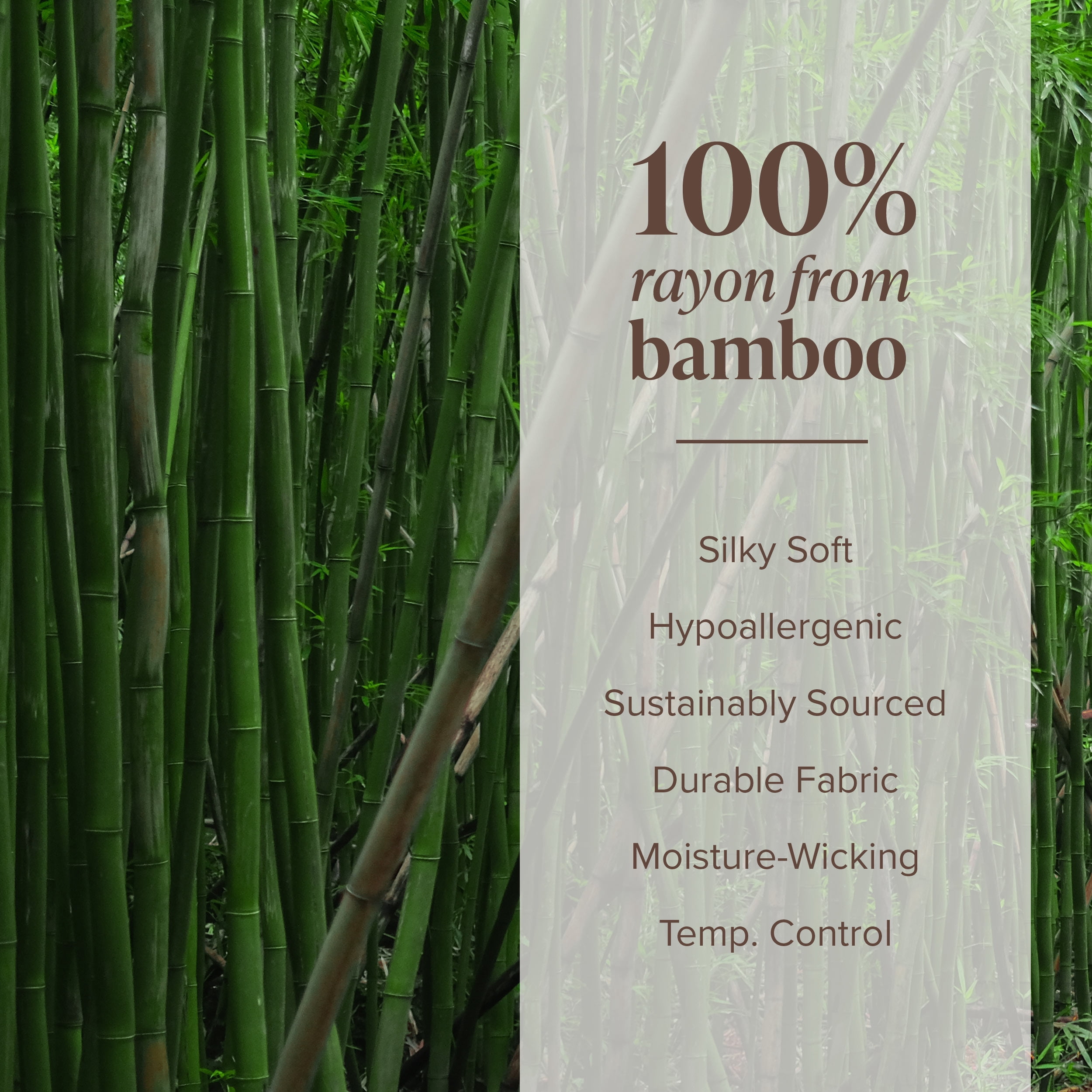 Bare Home Bamboo Fitted Sheet - Made from Rayon Fibers - Deep Pockets - Soft, Cooling & Breathable - Twin, Black
