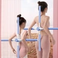 thumbnail image 1 of Neinkie Yoga Pole Retractable Good Effect Adjustable Length Multipurpose Smooth Surface Posture Corrector Wear-resistant Stretching Humpback Correction Stick for Adults, 1 of 9