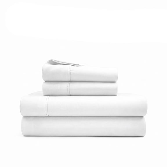 Superior Cotton Blend 800 Thread Count Sheet Set, King, White