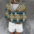 thumbnail image 4 of Tenue d'Hiver Mode Décontractée pour Femmes Blouse à Manches Longues Imprimée Chandail Imprimé Hauts Chandails à Capuchon Femmes Chandails à Capuchon en Liquidation, 4 of 6