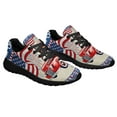 thumbnail image 6 of Patriotic Red Truck God Bless America Shoes Sneakers Black Size 5, 6 of 7