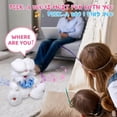 thumbnail image 4 of Lunxisen 2 Pcs Easter Talking Bunny Plush Toy Repeats Your Voice Interactive Stuffed Animal Gift, 4 of 9