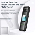 thumbnail image 3 of Portable Alcohol Tester with LCD Digital Display Breath-Type Alcohol Tester Car Use Alcohol Tester,1pcs Portable Alcohol Tester,Black, 3 of 5