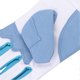 thumbnail image 2 of Right-handed fencing glove, non-slip, knitted fabric, comfortable, for sabre, foil, epee training, size M, 2 of 4