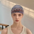thumbnail image 4 of Unique Bargains 1pc Elegant Wide Headwrap for Hair Styling Peacock Blue, 4 of 5