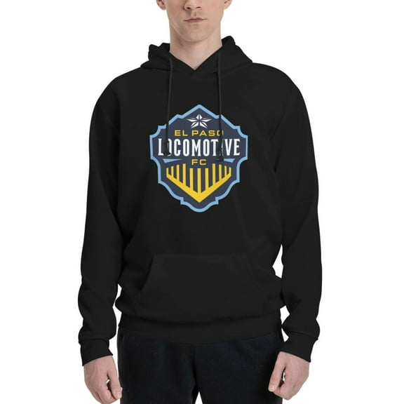 El Paso Locomotive Fc Men Fleece Hoodie Casual Pullover Sweatshirt With Kangaroo Pocket