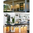 thumbnail image 4 of VIANIS Gooseneck Outdoor Light Fixture, 2-Pack Barn Lights Outdoor Dusk to Dawn, Waterproof Gooseneck Outdoor Light Fixture, Anti-Rust Exterior Garage Lights for House, Garage Front Porch, UL Listed, 4 of 8