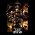 thumbnail image 2 of Star Wars The Clone Wars The Bad Batch Characters T-Shirt-5XLarge, 2 of 2
