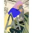 thumbnail image 3 of Jotadejai 19x24 Black Modern Framed Museum Art Print Titled - Hi Kitty-I love you!, 3 of 5