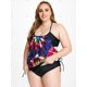 thumbnail image 2 of Tankini Cordón Ajustable Tamaño Extra Grande Rosegal Lencería de talla grande, 2 of 5