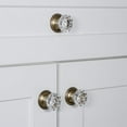 thumbnail image 2 of Grandeur Vers-Crys-Knob-Geo Versailles 1-3/8" Vintage Luxury Fluted Crystal Cabinet Knob -, 2 of 7