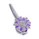 thumbnail image 2 of Cortina magnética de cristal Tiebacks Cortinas Hebil Clip Holdback Púrpura Sunnimix Cortina de amarre, 2 of 7