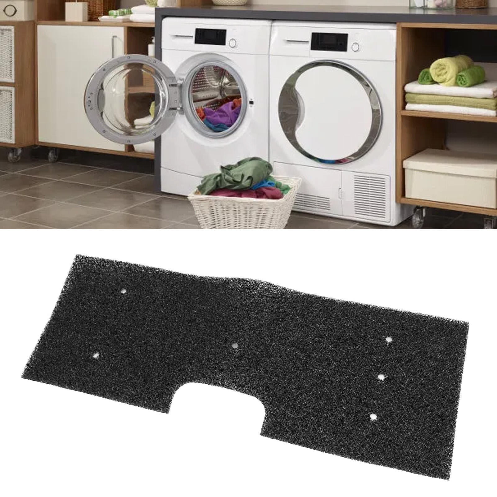 Suodoka 4‑Pack WH01X35719 Washable Lint Filters for GE PFQ97HSPV0DS Washer‑Dryer Combo – Enhanced Filtration, Reusable Foam, Easy Install