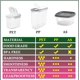 thumbnail image 5 of MGEZCOO - Juego de recipientes herméticos para almacenar alimentos: botes de plástico sin BPA con tapa, 4 piezas para organizar y almacenar alimentos en la despensa, ideales para cereales,, 5 of 6