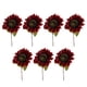 thumbnail image 1 of Matsuzay 7 piezas de girasoles artificiales de un solo tallo flores falsas arreglo de ramo decoración de fiesta para artesanal hogar Decoración Rojo Matsuzay HA084454-02, 1 of 6