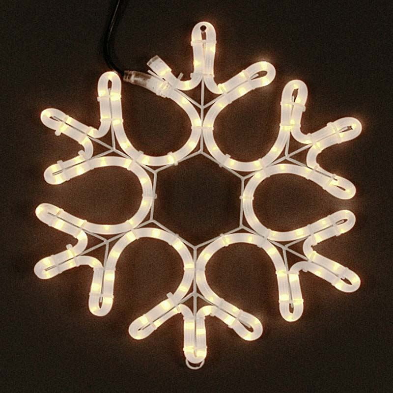 Novelty Lights 15" Christmas Snowflake Incandescent Rope Light