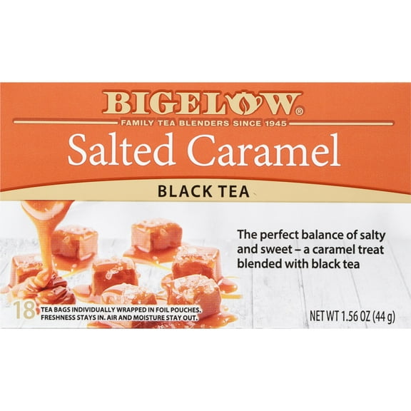 Bigelow Salted Caramel, Black Tea Bags, 18 Count