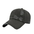 thumbnail image 2 of Vintage Washed Cotton Baseball Cap for Men and Women Adjustable Distressed Dad Hat with Mesh Back, 2 of 3