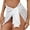 White, variant on HNMKIU Elegant Women's Sheer Knotted Wrap Cover Up Skirt Beachwear Swimwear Fashionable Lightweight Layer Blue,M