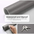 thumbnail image 2 of Desk Mat, Mouse Pad,Waterproof Desk Pad,Large Mouse pad for Desk, Leather Desk Pad Large for Keyboard and Mouse,Dual-Sided Mouse Mat for Office and Home (Dark Grey, 31.5" x 15.7"), 2 of 6