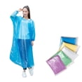 thumbnail image 1 of Rain Ponchos,with Drawstring Hood （20 Pack） Emergency Disposable Rain Ponchos Family Pack for Adults,Rain Ponchos with Hood Emergency Disposable Rain Ponchos Family Set,Clear, 1 of 6