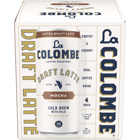 UPC 604913000142 product image for La Colombe Mocha Draft Latte Cold Brew Coffee  9 fl oz  4 Pack Cans | upcitemdb.com