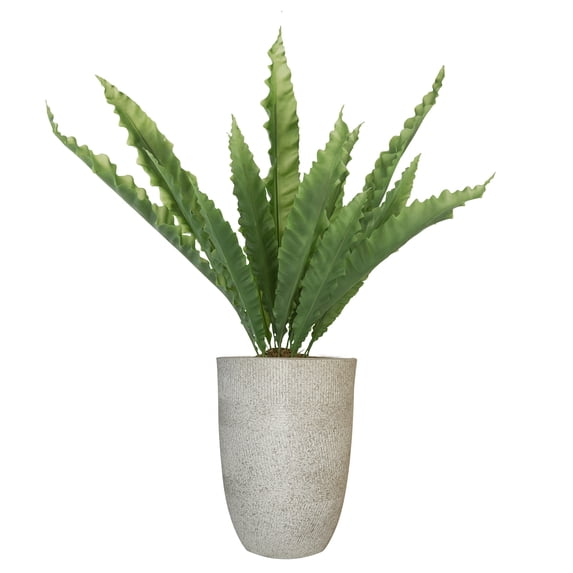 Vintage Home Artificial Faux Real Touch 2.67 Feet Tall Real Touch Agava With Fiberstone Planter