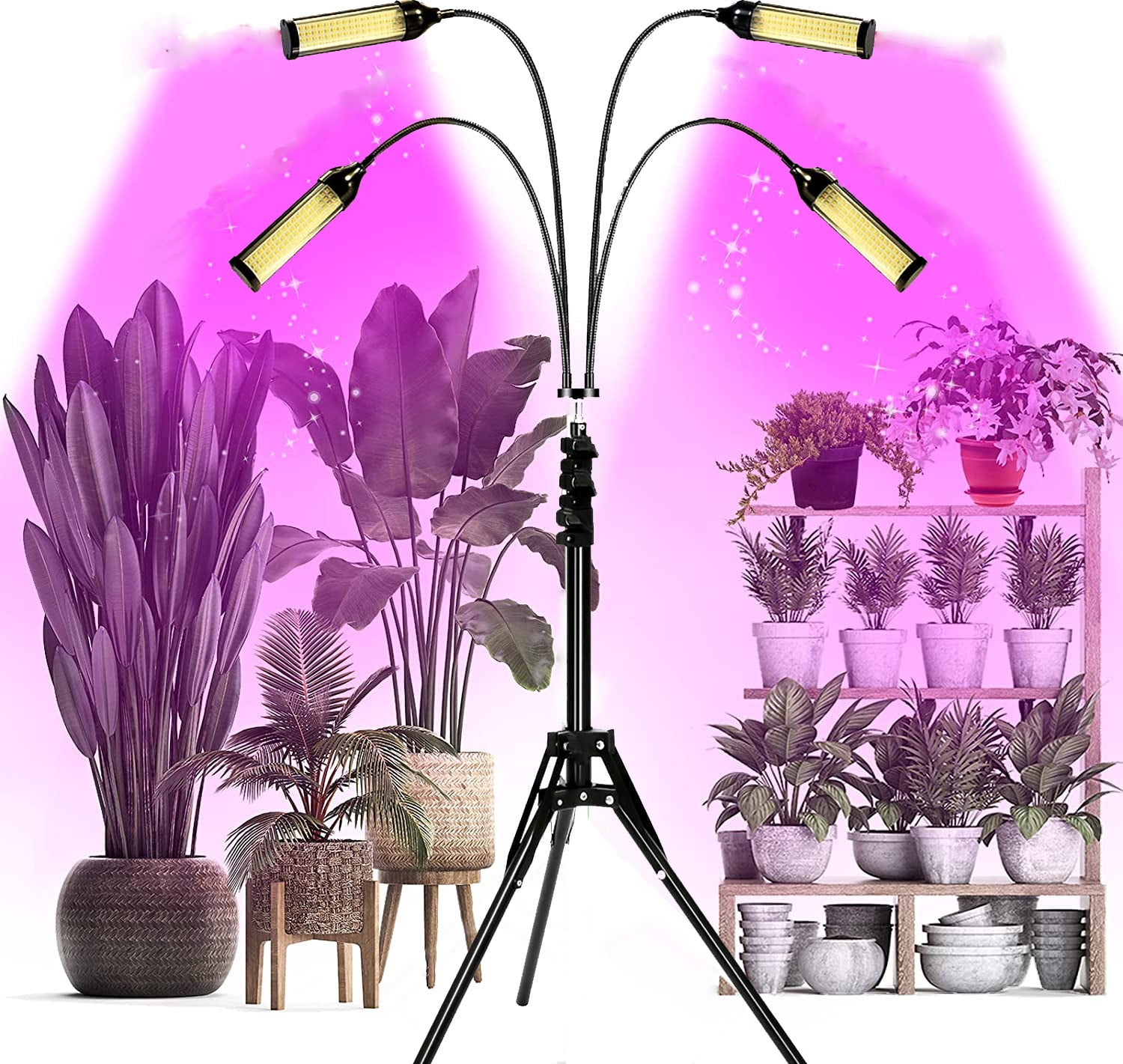 Growing Lights for Indoor Plants 288 LED Floor Full Spectrum Plant Light Stand 