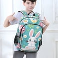 thumbnail image 6 of FORMRS Unisex School Backpack 17" Student Travel Bag with Laptop Compartment, Cartoon Easter Bunny, 6 of 7