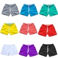 thumbnail image 2 of Zoeecloth Men's Shorts Pocket Elastic Waist Stretch Summer Casual Beach Athletic Sweat Shorts S-3XL, 2 of 8