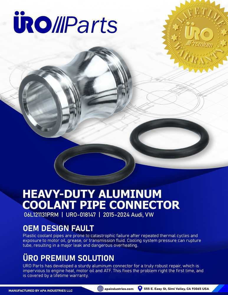 URO Parts URO-018147 Heavy Duty Aluminum Upgrade, Lifetime Warranty