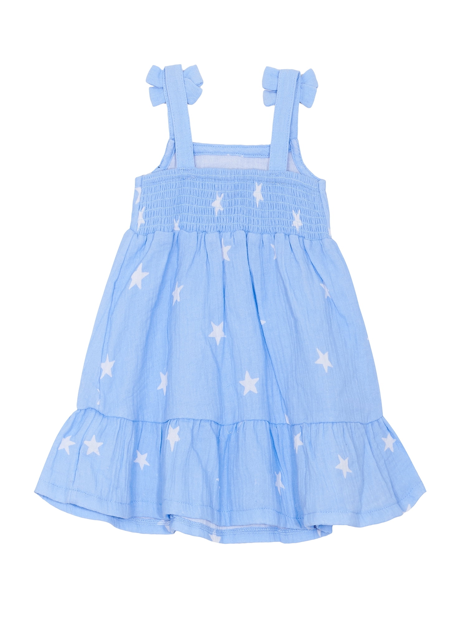 Way to Celebrate Baby and Toddler Girls Patriotic Americana Americana Dress, Sizes 12M-5T