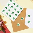 thumbnail image 4 of 128Pcs St Patricks Day Stickers Small Clover Decal Label Bulk Sticker Round Self-Adhesive Waterproof Shamrock Green Stickers for Water Bottles Crafts Laptop Luggage Diary Notebook 2.5x2.5cm diy, 4 of 9