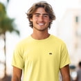 thumbnail image 3 of Dalix Lil Coffee Embroidered Cotton Tee Lightweight Jersey Mens in Yellow 4XL XXXX-Large, 3 of 5