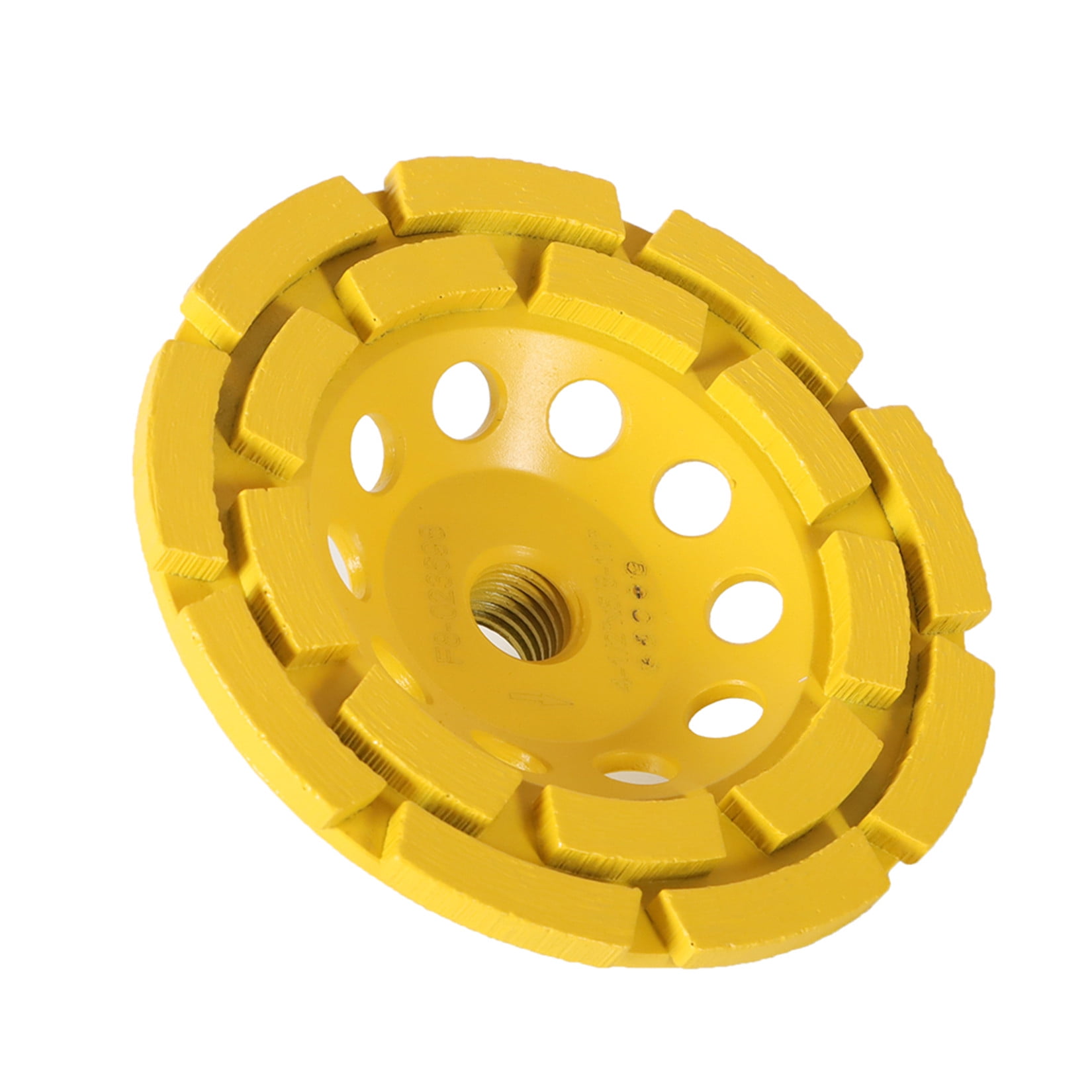 findmall 41/2 Inch Grinding Wheel Double Row Diamond Cup Diamond