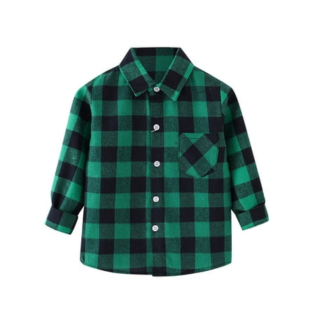 

simu Boy Easter Clothes Boys Summer Kids Toddler Flannel Jacket Plaid Long Sleeve Lapel Button Down Shacket Baby Boys Girls Pockets Shirt Top Coat Outwear Short Sleeve T-Shirt