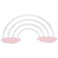 thumbnail image 1 of Rainbow Shape Jewelry Display Stand Pendant Necklace Earrings Acrylic Earring Display Rack, 1 of 9