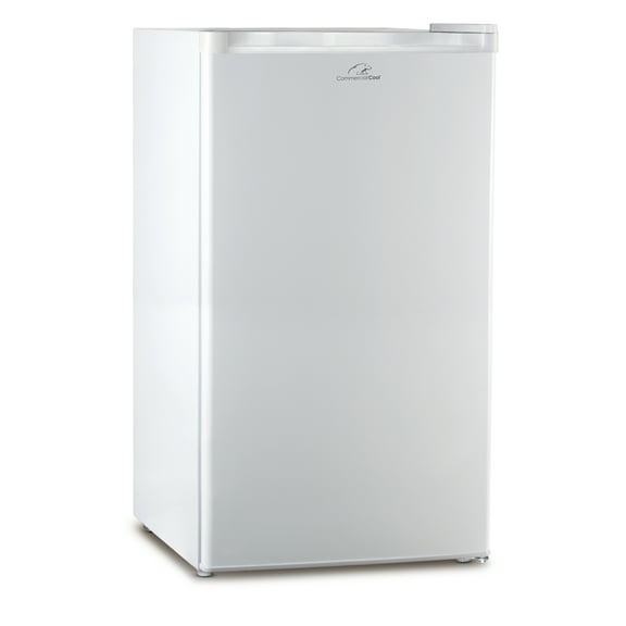 Commercial Cool CCR32W Compact Single Door Refrigerator and Freezer, 3.2 cu. ft. Mini Fridge, White